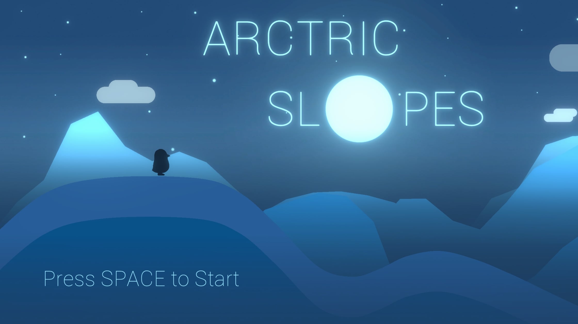 Actric Slopes Title Screen